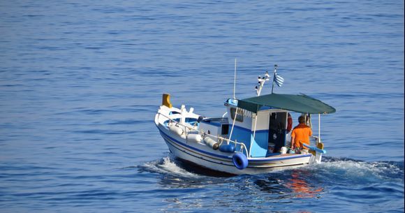 31-08-2018: Ikaria.....,  Going out fishing