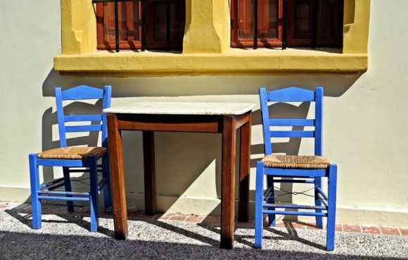 31-08-2014  Kalymnos: Table for two