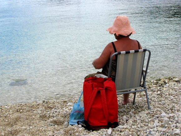 10-09-2010  Lefkas:  Lonely at the beach