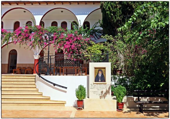 18-09-2023 Crete: Beautiful Monastery Panagia Kaliviani near the town of Mires
