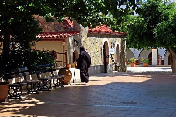 18-09-2023 Crete: Monastery Panagia Kaliviani near the town of Mires