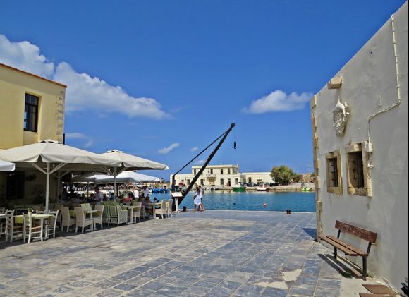 09-09-2021 Rethymno: View on the Venetian harbour in Rethymno