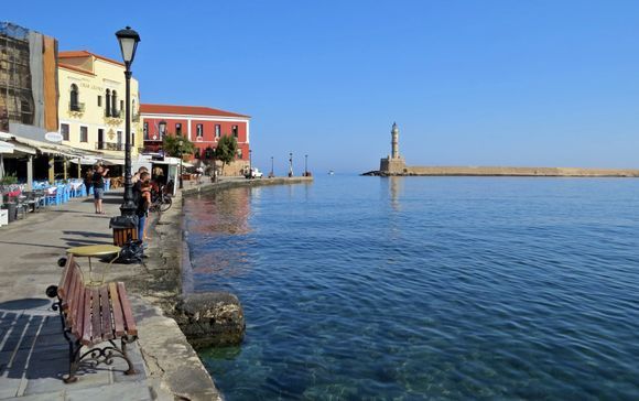 17-09-2021 Chania: The boulevard of Chania in the early morning