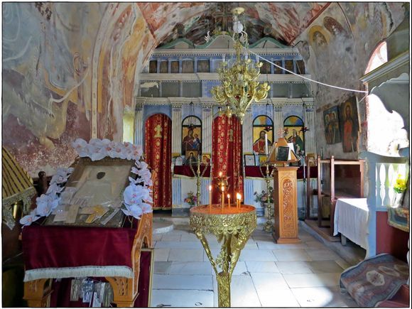 14-09-2020 Ikaria: Old church in a monasterie on Ikaria