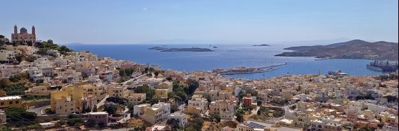 13-09-2022 Syros: Ermoupolis ........View of the beautiful capital of Syros