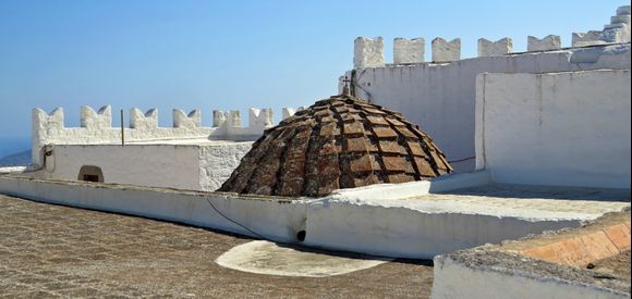 09-09-2020 Patmos: On the roof of the St. Johns Monastery