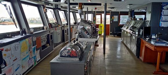 24-08-2022 Rafina: In the wheelhouse of the ferry