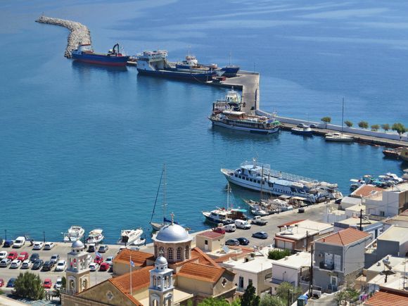 29-08-2020 Kalymnos: Pothia ....View on the harbour 