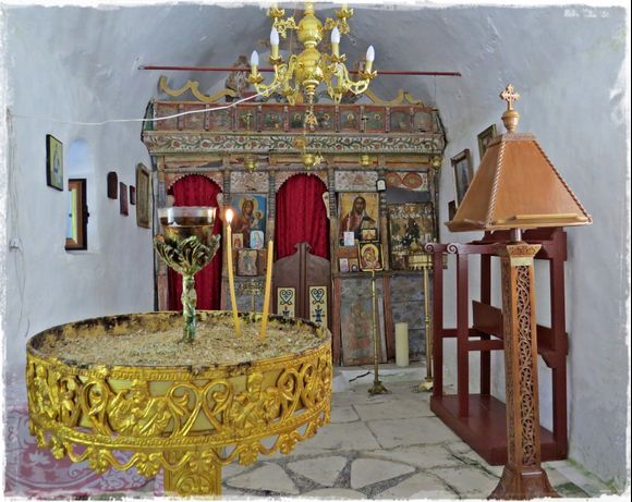 18-09-2019 Ikaria: In a small church on Ikaria