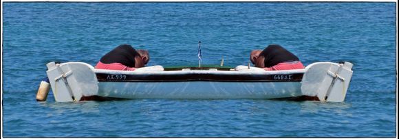 11-09-2019 Samos: Twins in a fishingboat ......   ;-)