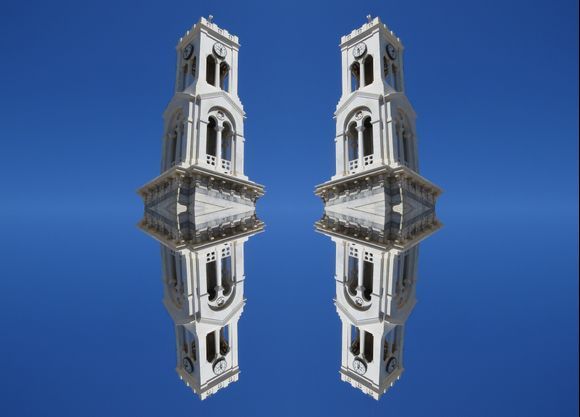 27-08-2020 Kalymnos: Pothia ......A photo experiment with a towers at Pothia