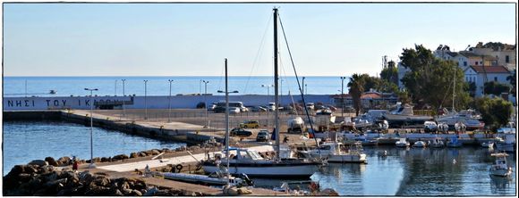 19-09-2019 Ikaria: Harbour Agios Kirikos about 17.00 hr