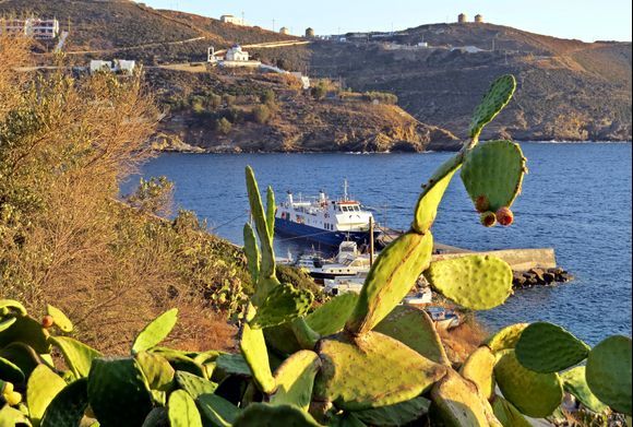 05-09-2017 Fourni: View on the ferry to Ikaria