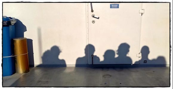 27-09-2024 Greece: Shadows on the wall (On board on the Dodekanios Pride)