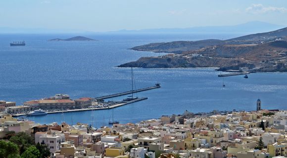 13-09-2022 Syros: View on a piece of Ermoupolis