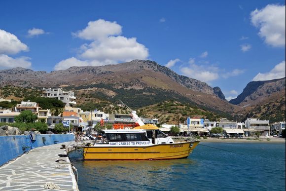 05-09-2021 South Crete: Plakias ......The boat to the Preveli beach