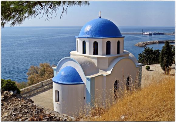 20-09-2019 Ikaria: Church with seaview near Agios Kirikos