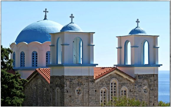 19-09-2019 Ikaria:  The beautiful church of Xilosirtis