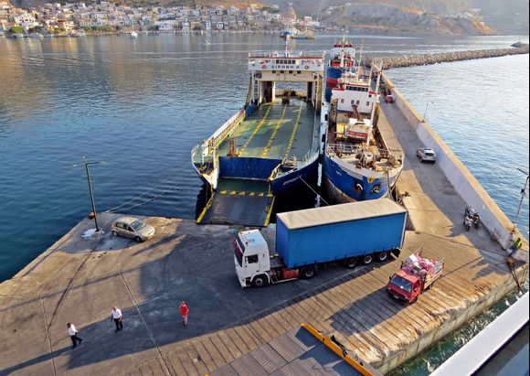 30-08-2020 Kalymnos; Foto taken from the ferry