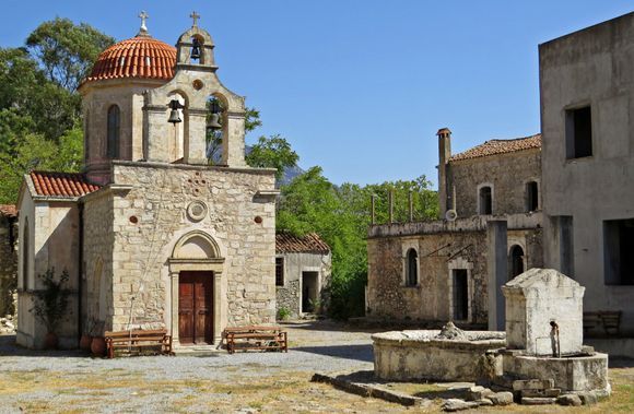 21-09-2021 Fourfouras: An old monastery with church at Fourfouras