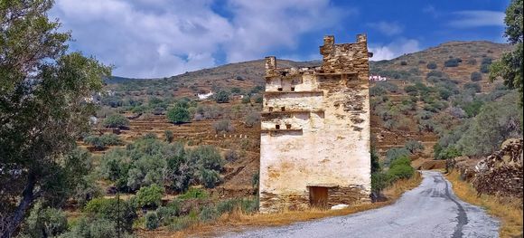 27-08-2022 Adros: One of the many dovecotes in the beautiful landscape of Andros