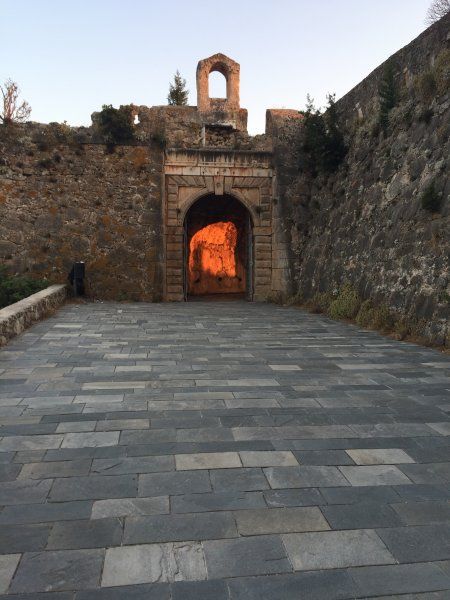 Entrance to Assos Fort.