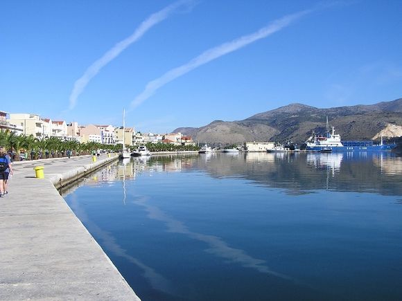 Argostoli harbour front