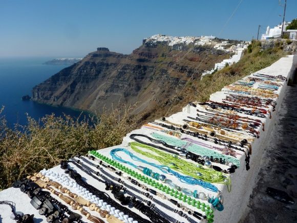 Tourist Wares in Fira