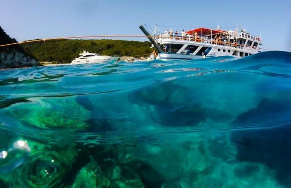 Antipaxos boat ride