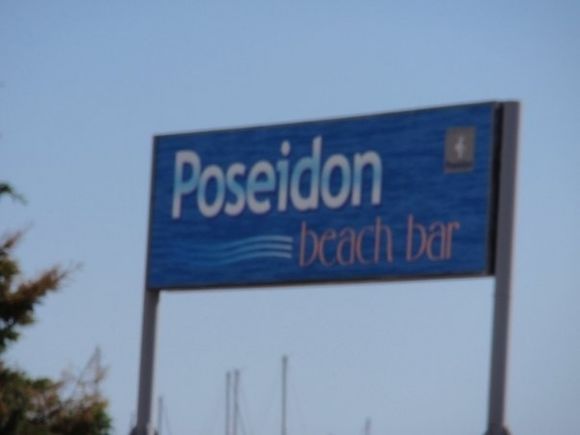 Poseidon Beach Bar.