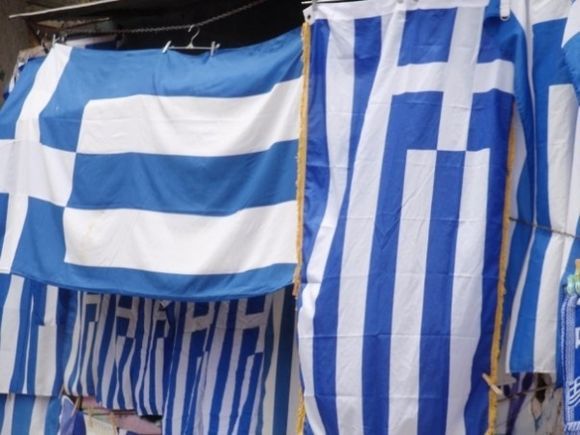 Flags for sale in Plaka/Monastiraki