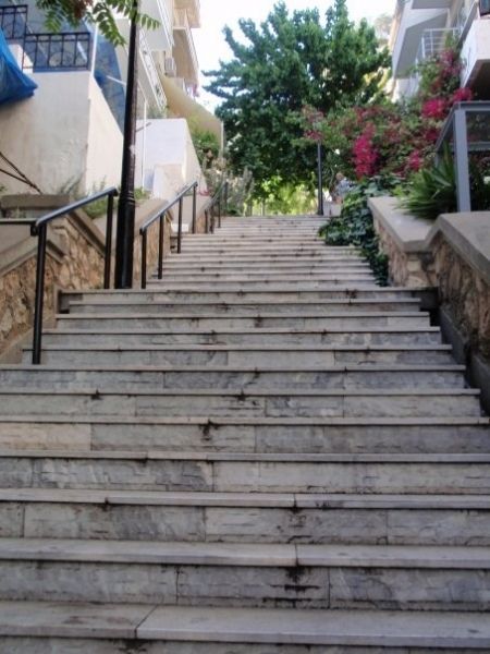 Feel the burn! Stairs going from Kolonaki to Lykavittos.
