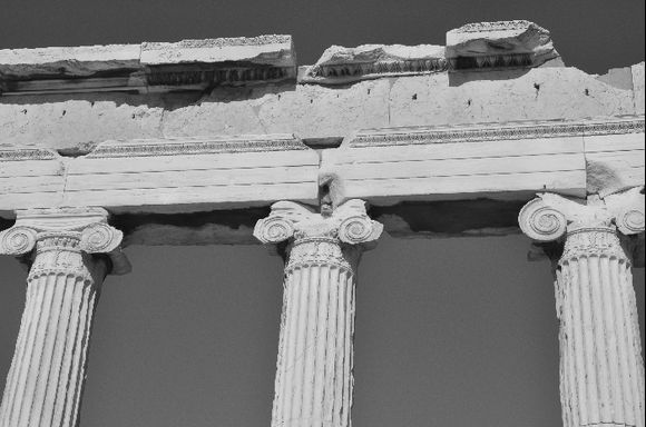 Details of the Parthenon temple
