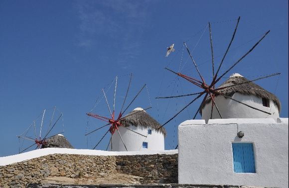 Mykonos - by the windmills