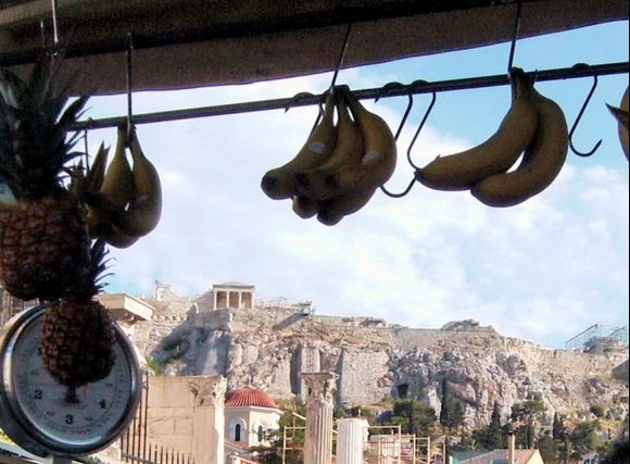 bananas over Acropolis