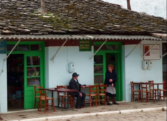 Kafeneion in Archangelous, Macedonia