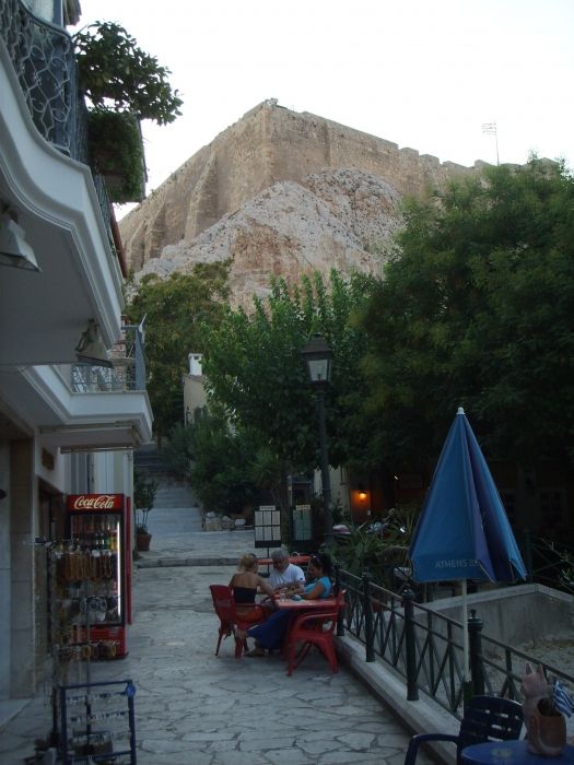 Street to Parthenon