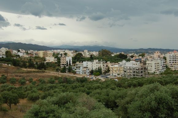 Crete on a cloudy day.