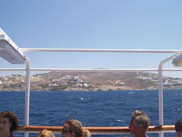 My holiday on the greek rocky sea near Delos.
