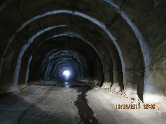 rock tunnel close to Manganis