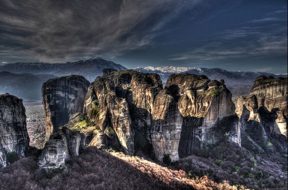 A place that could be easy from another planet, Meteora. This shot (HDR) was taken by Dimitrios Kontizas.