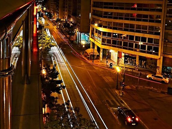 Athens at night