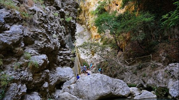 Waterfall close to Nidri