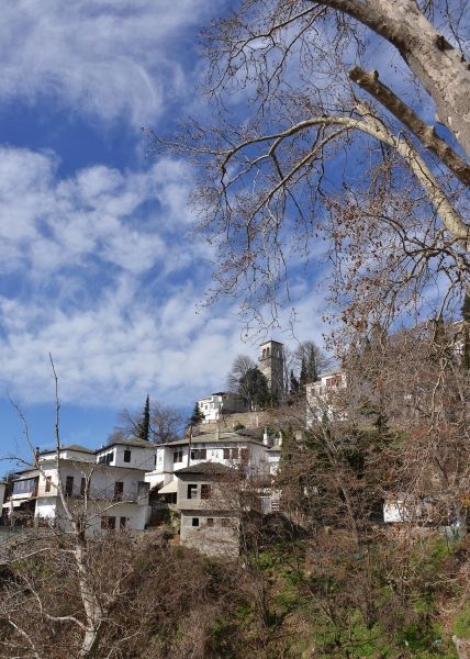 A view of Makrinitsa village.