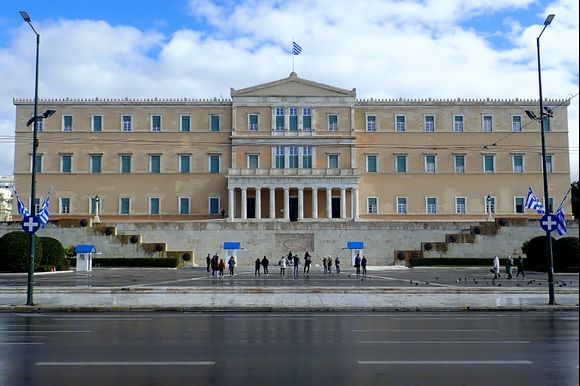 Greek Paliment building
