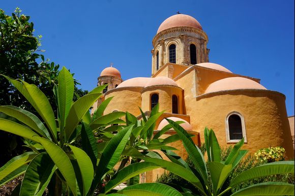 The architecture of the monastery and beautiful domes of the church beg to be photographed!