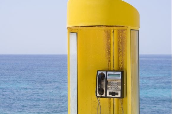 Seaside payphone