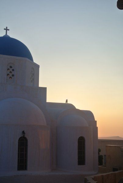 Fira sunset