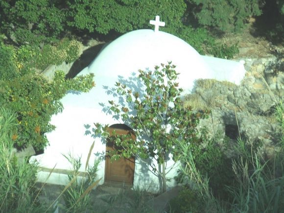 The smallest church on the island of Patmos