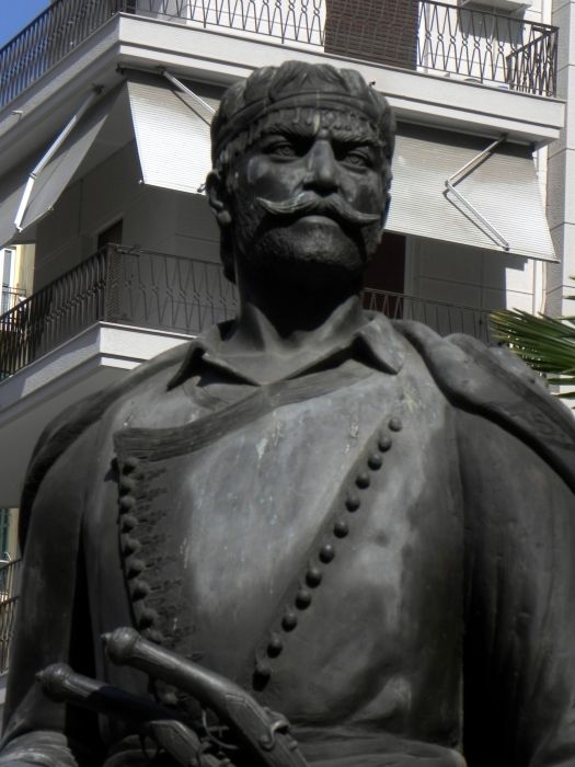 Cretan Macedonian warrior statue